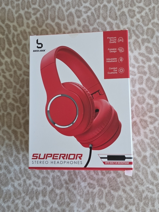 Other - Red Superior Stereo Headphones
